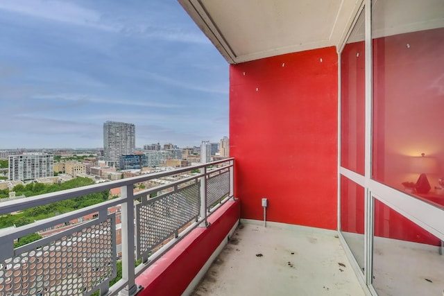 1841 S Calumet Ave Unit 1808, Chicago, IL 60616 - balcony featuring a city view