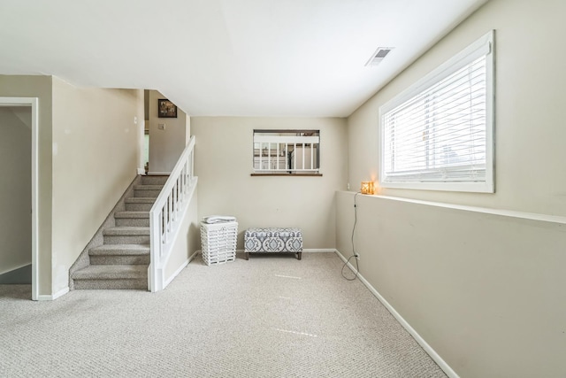 1316 Fireside Ct, Naperville, IL 60564 - stairs featuring carpet and baseboards