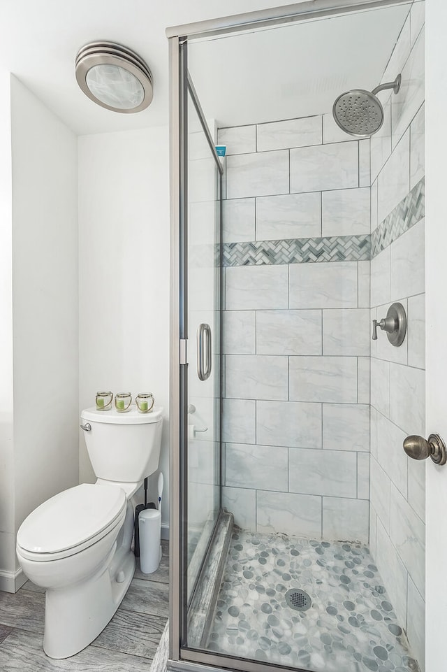 1316 Fireside Ct, Naperville, IL 60564 - full bath with a shower stall and wood finished floors