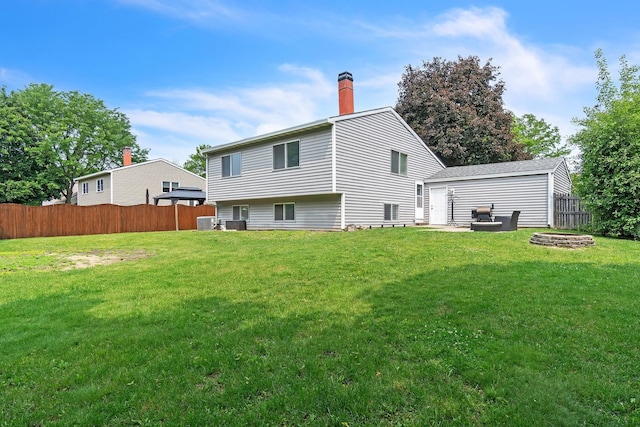 1316 Fireside Ct, Naperville, IL 60564 - rear view of property with a chimney