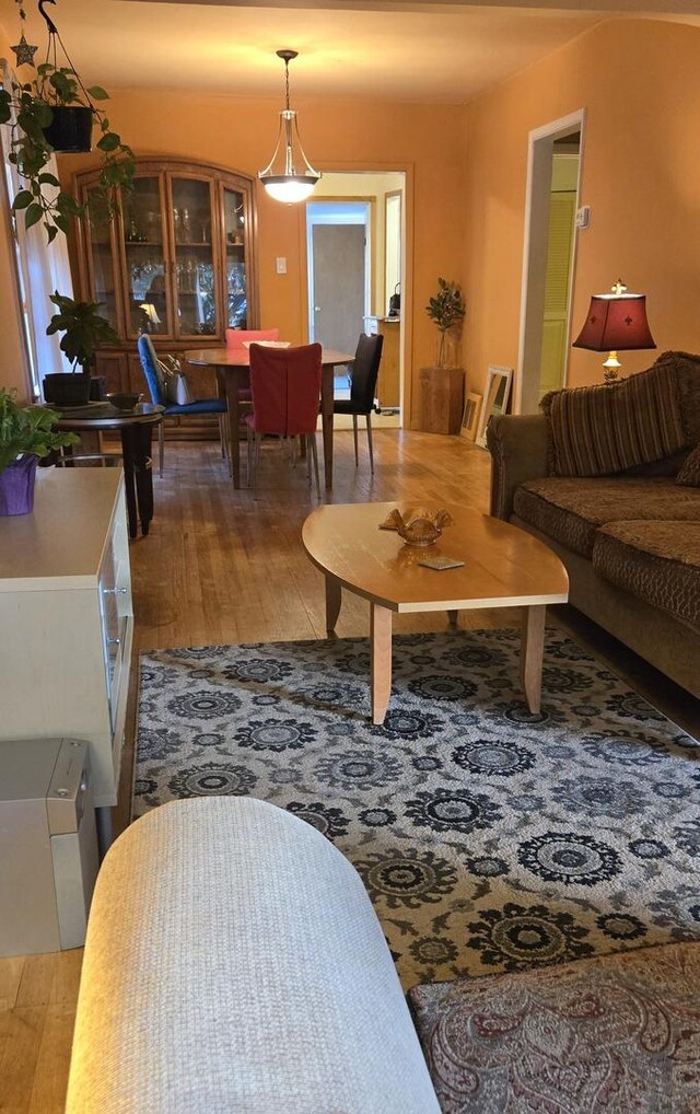 6119 W School St, Chicago, IL 60634 - living room with light wood-type flooring