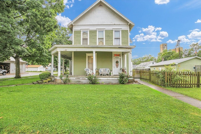 201 W Yates, Newman, IL 61942 - victorian home with a porch