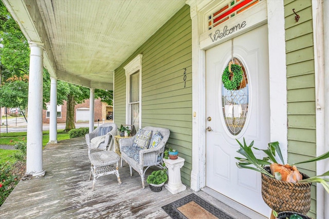 201 W Yates, Newman, IL 61942 - property entrance featuring a porch