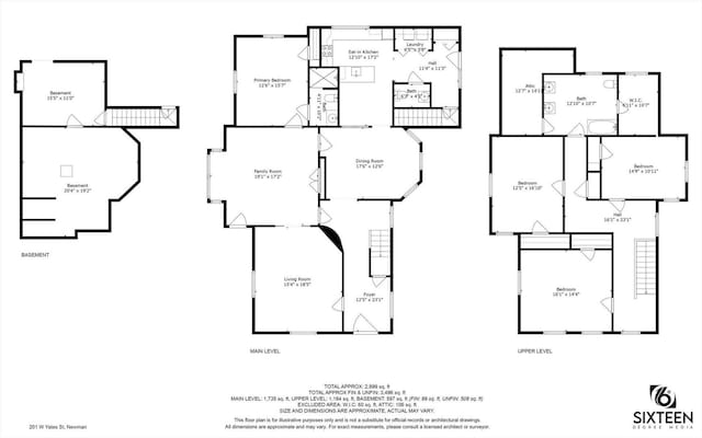 201 W Yates, Newman, IL 61942 - view of property floor plan
