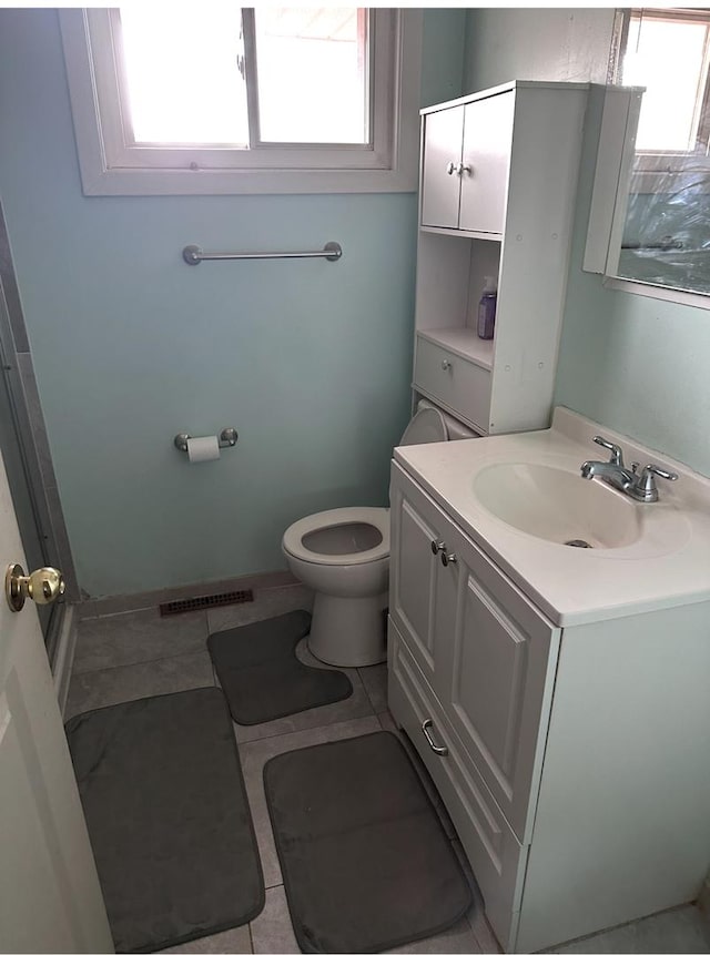 301 N Stevenson Ln, Mount Prospect, IL 60056 - bathroom featuring vanity and tile patterned flooring