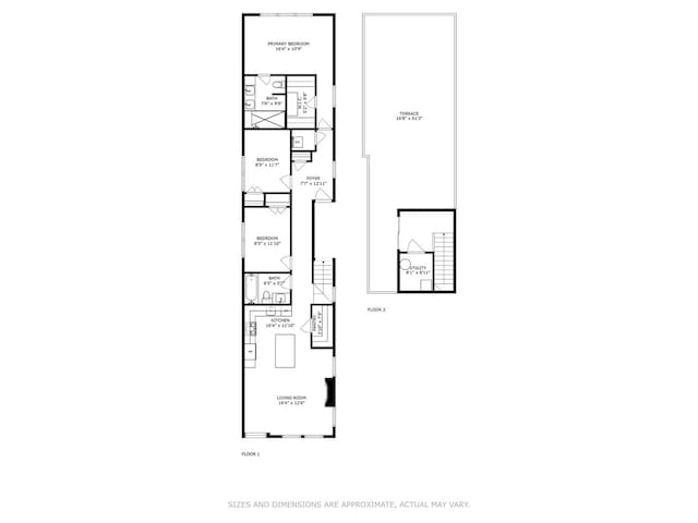 2138 N Sawyer Ave Unit 2, Chicago, IL 60647 - view of room layout