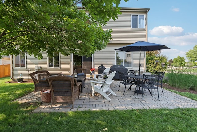 1995 Ridgemore Dr, Bartlett, IL 60103 - view of patio / terrace featuring a grill and outdoor lounge area