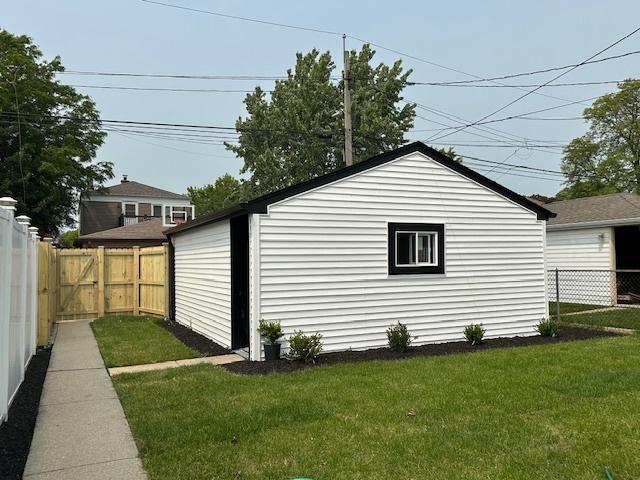 7646 W Myrtle Ave, Chicago, IL 60631 - view of property exterior featuring a fenced backyard