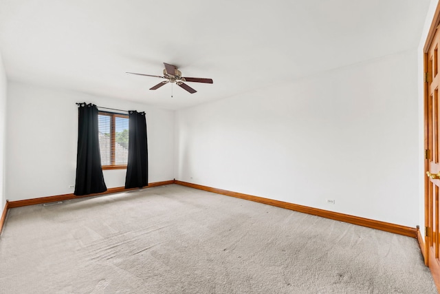 552 Waters Edge Dr, South Elgin, IL 60177 - unfurnished room with ceiling fan and carpet flooring