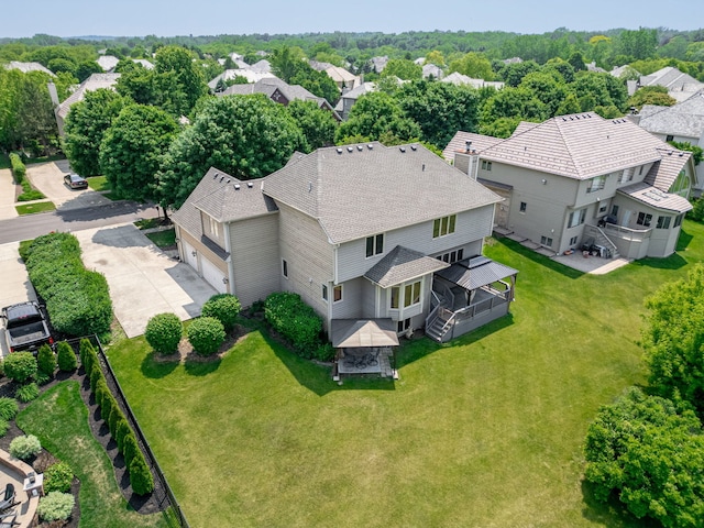 552 Waters Edge Dr, South Elgin, IL 60177 - aerial view of residential area