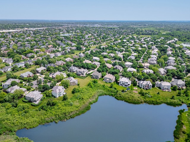 552 Waters Edge Dr, South Elgin, IL 60177 - bird's eye view of a large body of water