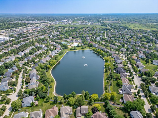 552 Waters Edge Dr, South Elgin, IL 60177 - aerial view of property's location with a nearby body of water and nearby suburban area