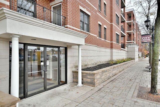 200 N Addison Ave Unit 505, Elmhurst, IL 60126 - property entrance with brick siding