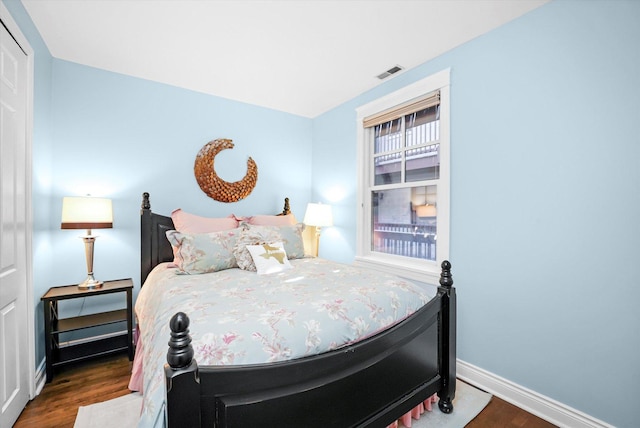 2500 N Seminary Ave Unit 4W, Chicago, IL 60614 - bedroom featuring wood finished floors and baseboards