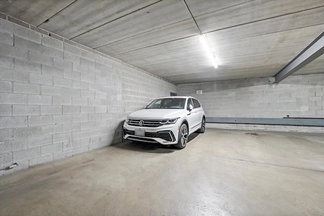 2500 N Seminary Ave Unit 4W, Chicago, IL 60614 - parking deck with concrete block wall