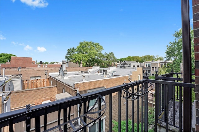 2500 N Seminary Ave Unit 4W, Chicago, IL 60614 - balcony with a residential view