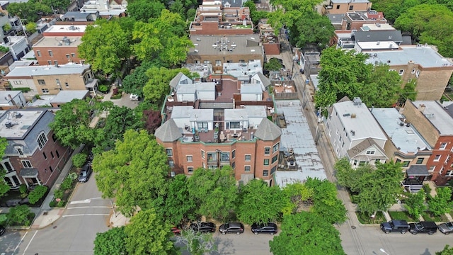 2500 N Seminary Ave Unit 4W, Chicago, IL 60614 - aerial overview of property's location with nearby suburban area