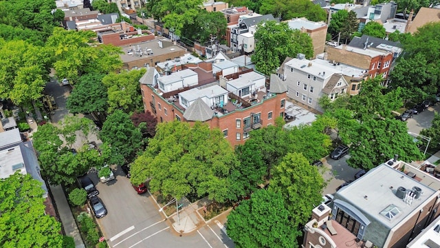 2500 N Seminary Ave Unit 4W, Chicago, IL 60614 - aerial perspective of suburban area