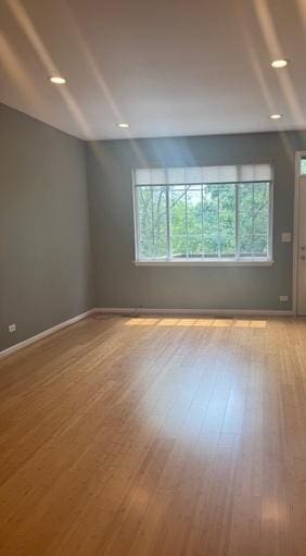 5387 Elizabeth Pl Unit 1302, Rolling Meadows, IL 60008 - spare room featuring healthy amount of natural light and wood finished floors