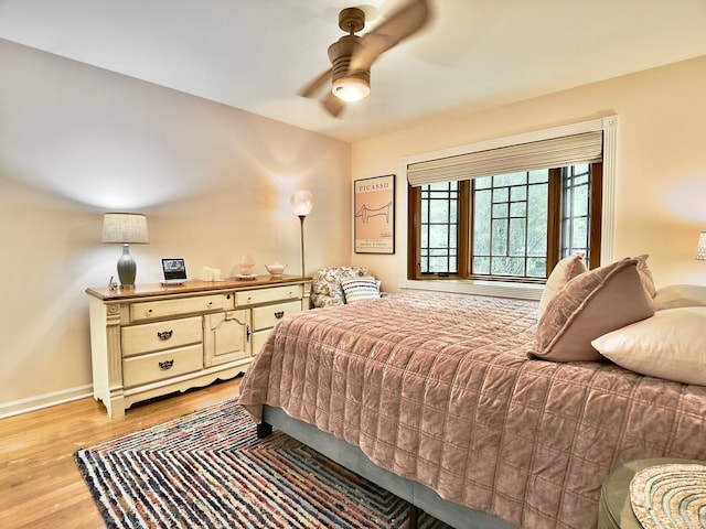 249 Jervey Ln, Bartlett, IL 60103 - bedroom featuring light wood-style flooring and ceiling fan