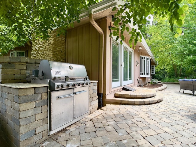 249 Jervey Ln, Bartlett, IL 60103 - view of patio / terrace with exterior kitchen