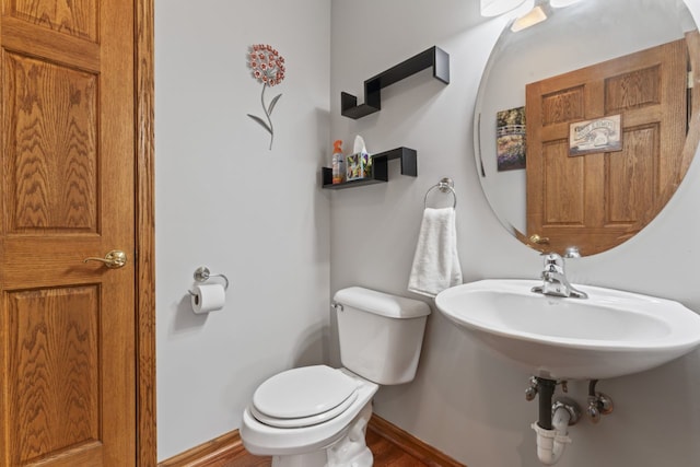 925 Magnolia Dr, Bourbonnais, IL 60914 - bathroom featuring toilet and baseboards