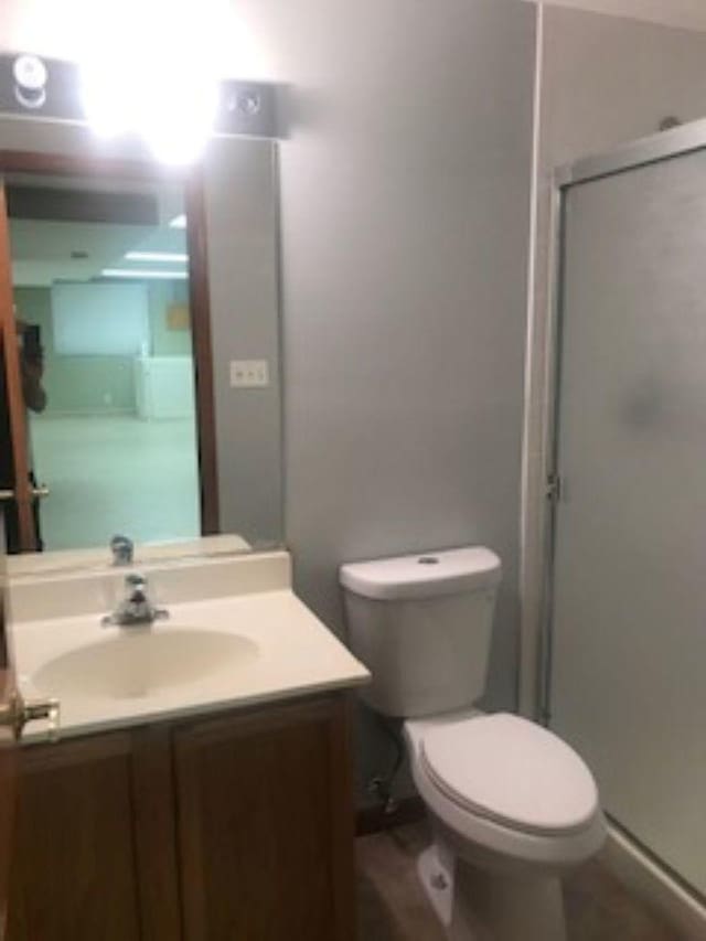 1317 Leonard Dr, Schaumburg, IL 60193 - full bathroom with vanity and a stall shower