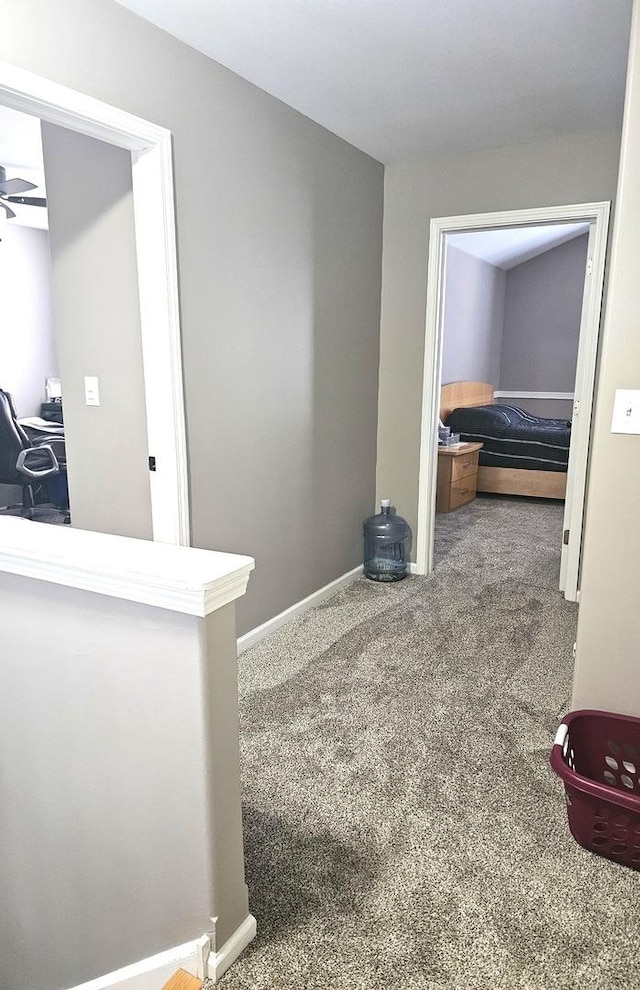 20 Lily Ct, Bolingbrook, IL 60440 - hall with carpet flooring and baseboards