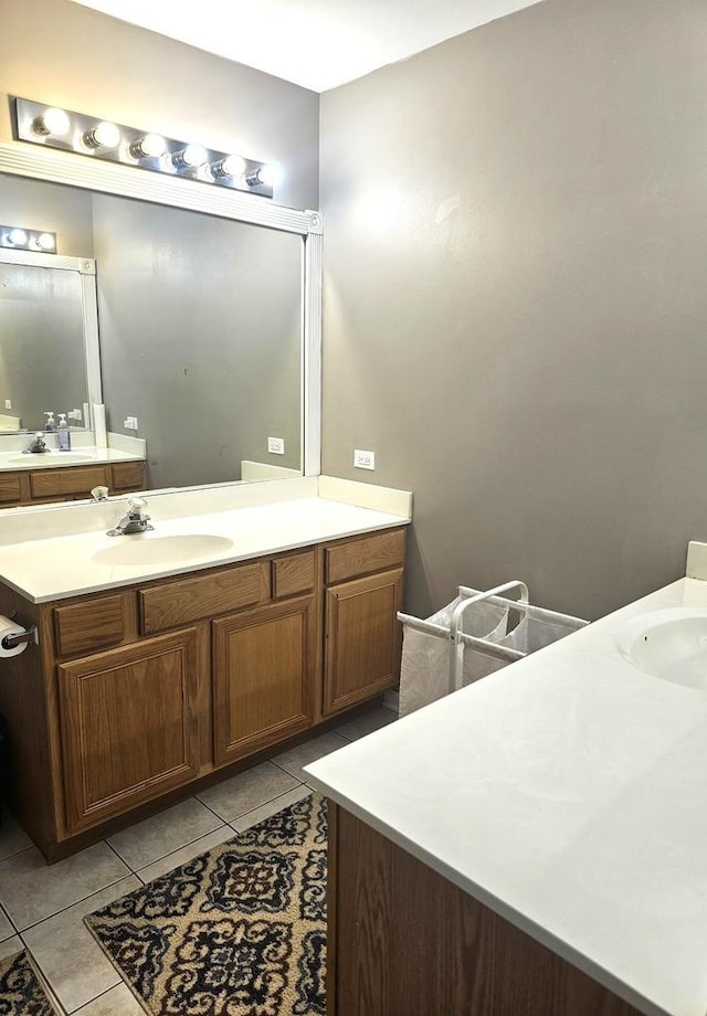 20 Lily Ct, Bolingbrook, IL 60440 - bathroom featuring vanity and tile patterned floors
