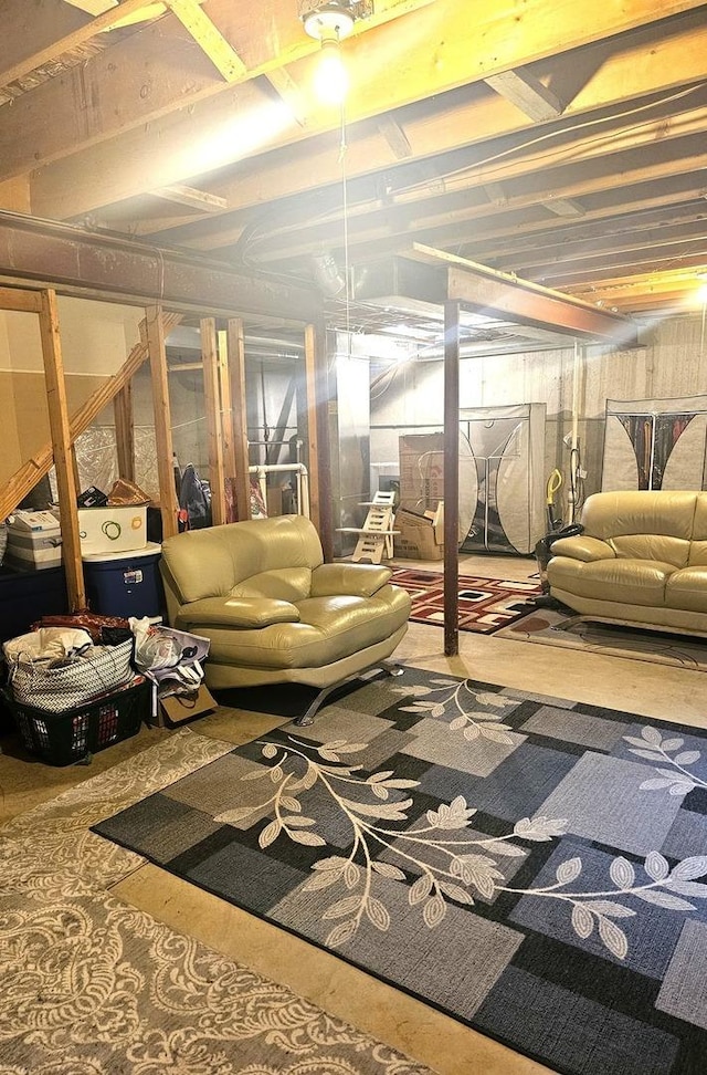 20 Lily Ct, Bolingbrook, IL 60440 - view of unfinished below grade area