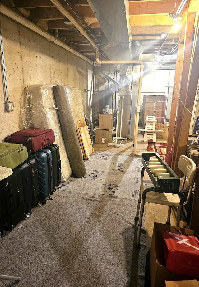 20 Lily Ct, Bolingbrook, IL 60440 - view of unfinished basement