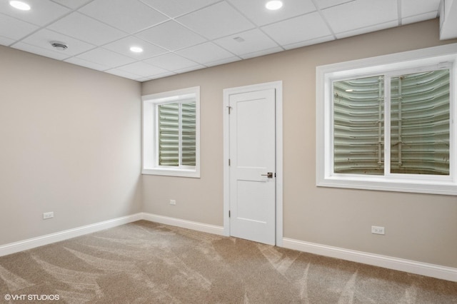 411 S Berkley Ave, Elmhurst, IL 60126 - carpeted empty room featuring a smoke detector, recessed lighting, and plenty of natural light