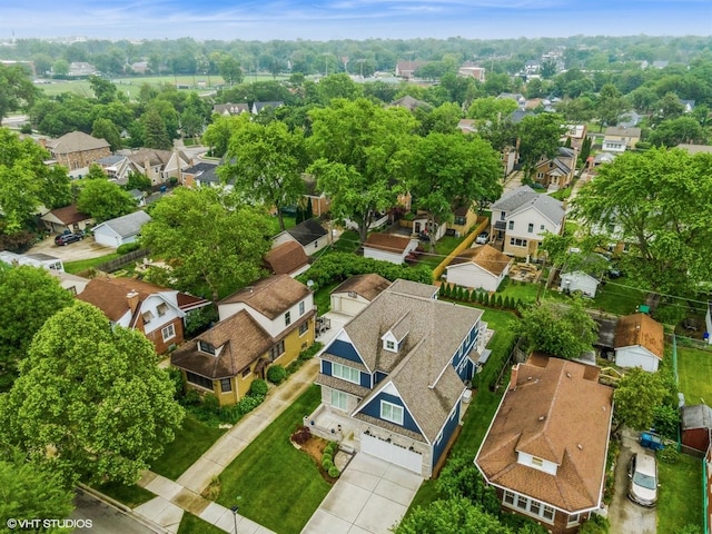 411 S Berkley Ave, Elmhurst, IL 60126 - aerial perspective of suburban area