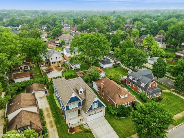 411 S Berkley Ave, Elmhurst, IL 60126 - aerial perspective of suburban area