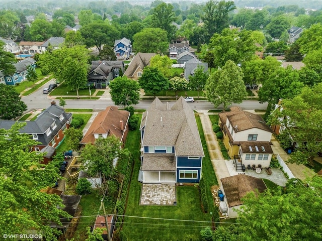411 S Berkley Ave, Elmhurst, IL 60126 - aerial view of residential area