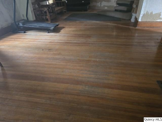 200 S Gillham, West Point, IL 62380 - detailed view of wood finished floors
