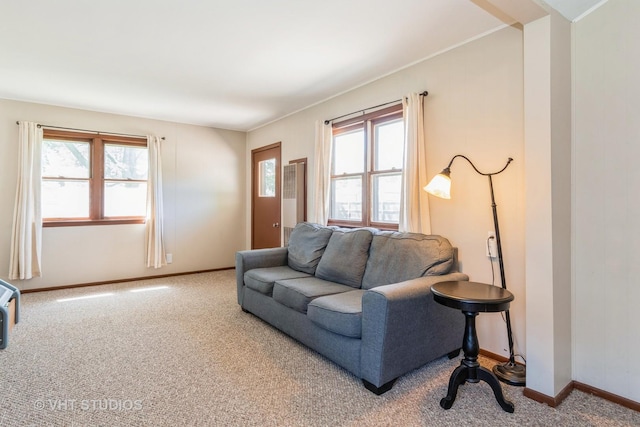 812 S Center St, Plano, IL 60545 - carpeted living room with baseboards