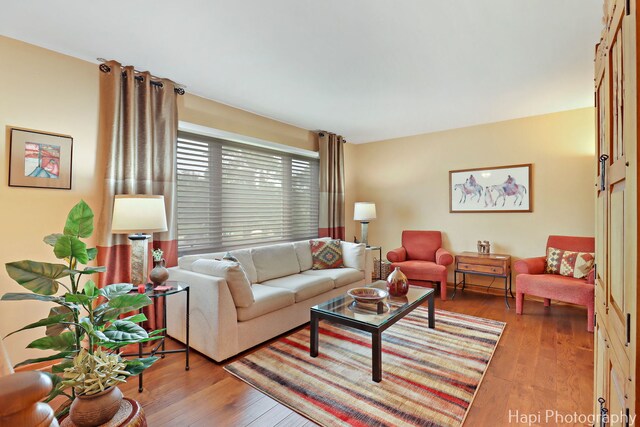 27892 W Bayview Dr, Ingleside, IL 60041 - living area with hardwood / wood-style flooring