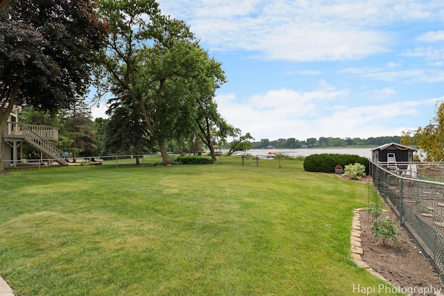 27892 W Bayview Dr, Ingleside, IL 60041 - view of yard with a water view