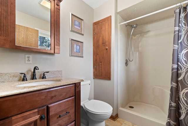 43 Coffman Ln, Plano, IL 60545 - bathroom with vanity and a shower with curtain