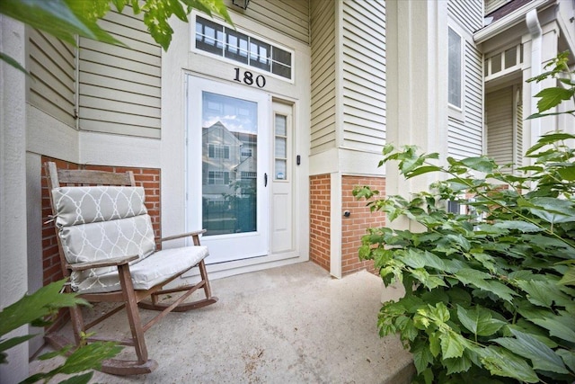 180 New Haven Dr, Cary, IL 60013 - doorway to property with brick siding