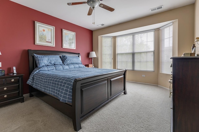 11692 Sunderlin Dr, Huntley, IL 60142 - bedroom featuring light carpet and ceiling fan
