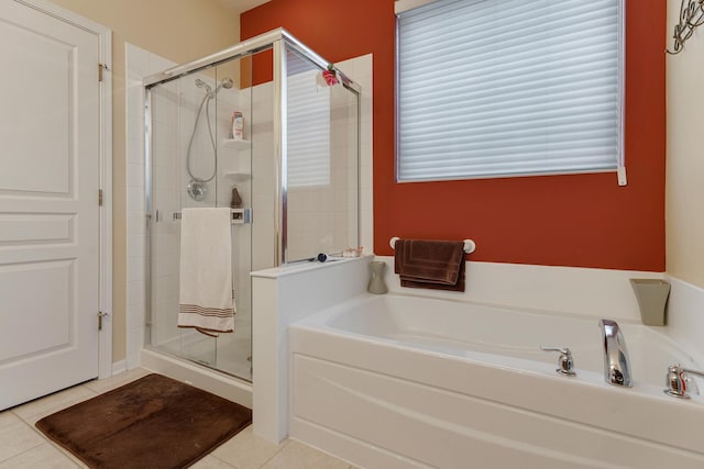 11692 Sunderlin Dr, Huntley, IL 60142 - full bath with a bath, a stall shower, and tile patterned floors