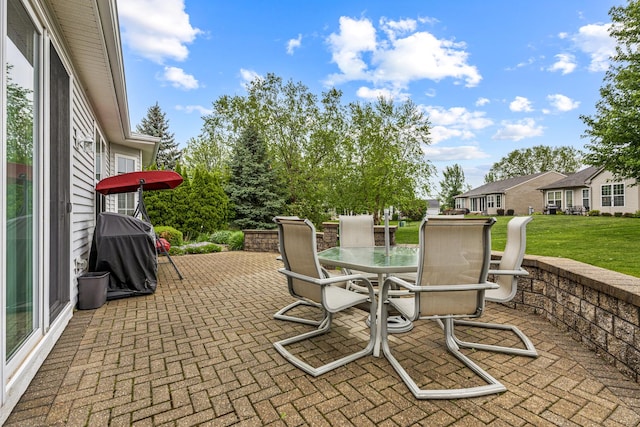11692 Sunderlin Dr, Huntley, IL 60142 - view of patio featuring outdoor dining area