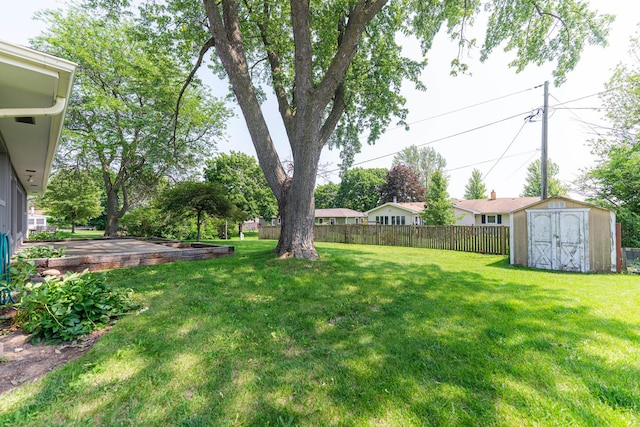 102 Mattek Ave, Dekalb, IL 60115 - view of yard featuring a storage shed