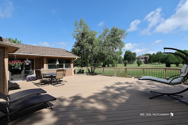 3710 Spy Glass Ridge Rd, Crystal Lake, IL 60012 - deck with outdoor dining space