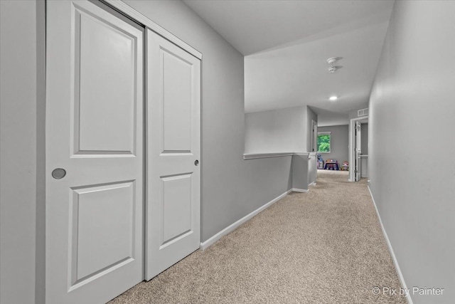 1141 Westlake Dr, Cary, IL 60013 - hallway featuring carpet floors and baseboards
