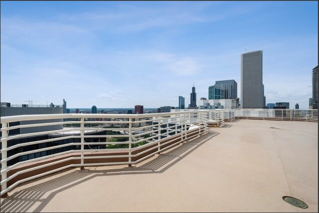 195 N Harbor Dr Unit 4305, Chicago, IL 60601 - view of patio / terrace with a skyline view