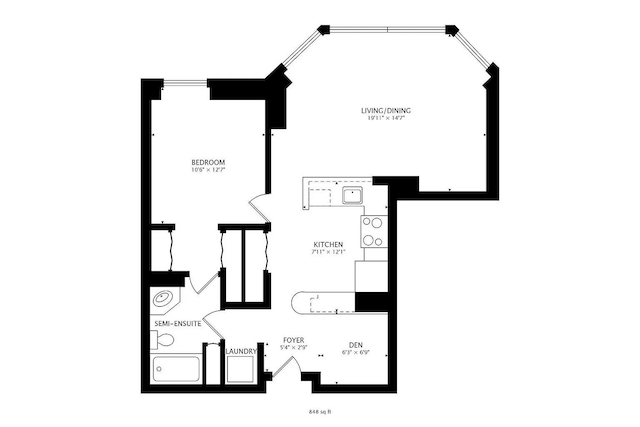 222 N Columbus Dr Unit 912, Chicago, IL 60601 - view of floor plan / room layout