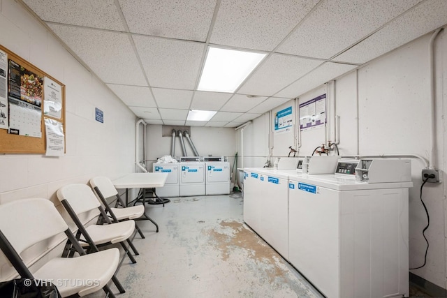 200 Ridge Ave Unit 2C, Evanston, IL 60202 - shared laundry room featuring separate washer and dryer